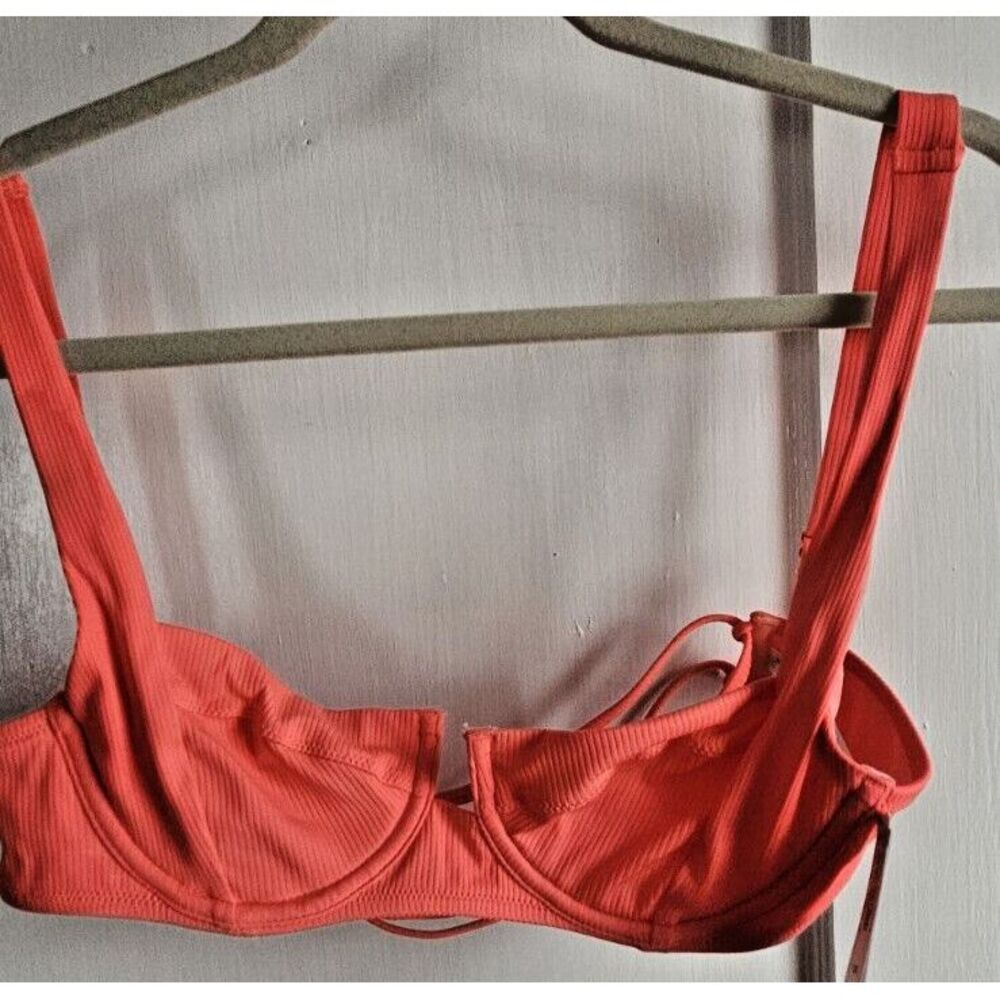 NWT Victoria's secret SWIM orange top 32C/C70 underwired